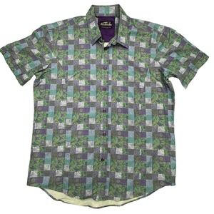 Wil Stiles Palm Springs Button Shirt Mens 3XL Limited Edition Paisley Button